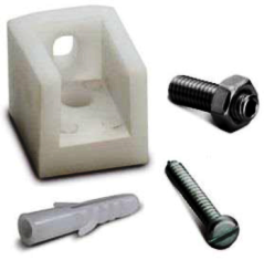 END BRACKET FOR SLIDING TRACK